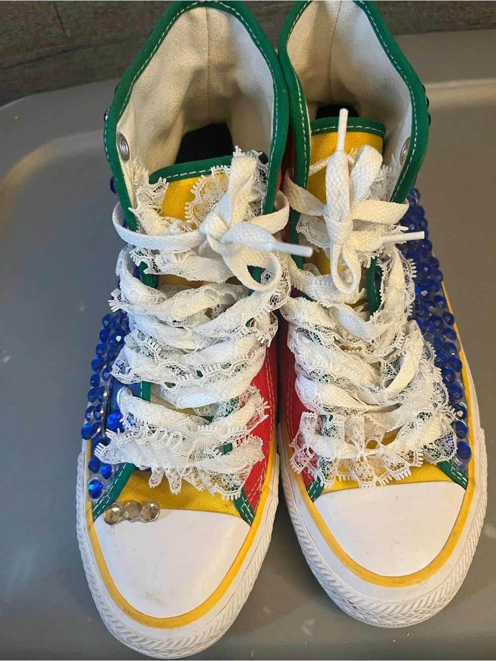 Women’s Multicolor Lace-Up Converse all star High-Top Sneakers